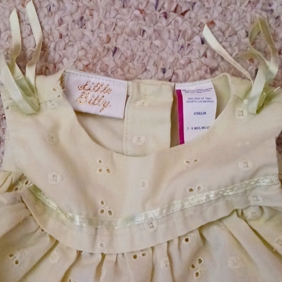 Vintage Spring Green Baby Dress - Picture 3 of 5